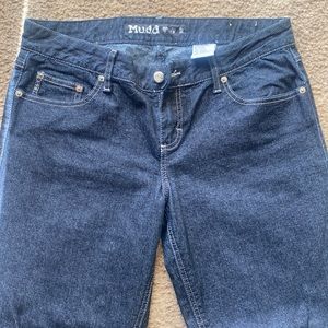 Dark Wash Mudd Flare Jeans